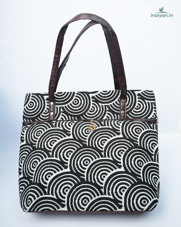 Premium Handwoven Jacquard Tote Bag