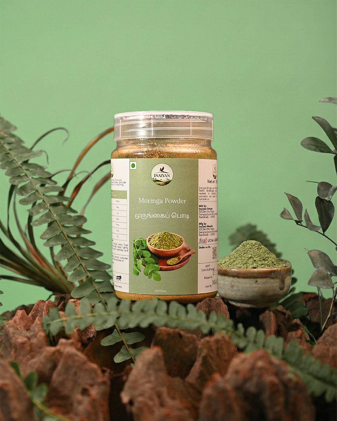 Moringa Powder (முருங்கை இலை பொடி) – Inaiyan