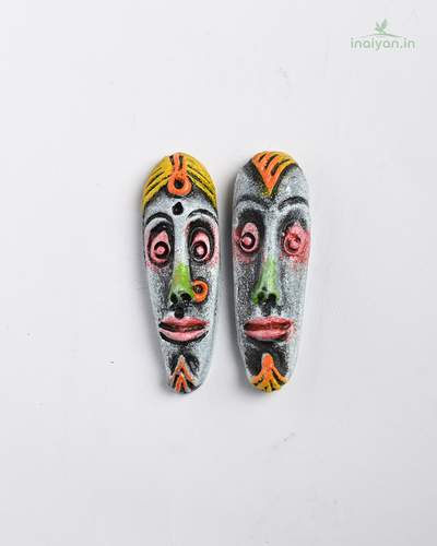 Handcrafted Tribal Face Magnets