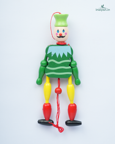 Handcrafted Wooden Puppet Toy