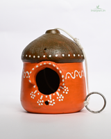Handcrafted Terracotta Bird Nest 3