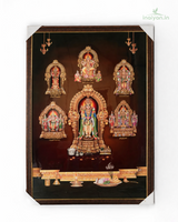 Arupadai Veedu (Lord Murugan) - Devotional Photo Frame - 40 × 20 Inch 2