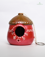Handcrafted Terracotta Bird Nest 4