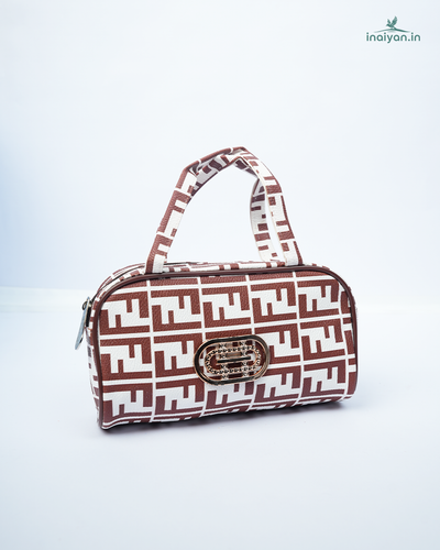 Classic Brown Monogram Top-Handle Bag