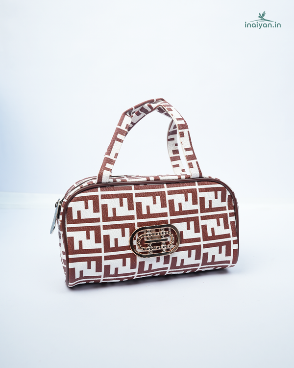 Classic Brown Monogram Top-Handle Bag