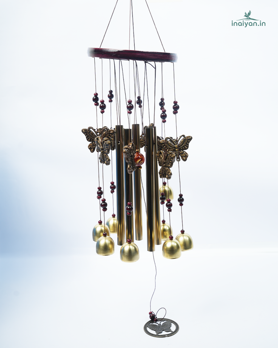 Butterfly & Brass Melodic Wind Chime
