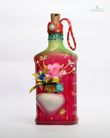 Handcrafted LED Decorative Bottle Vase 2