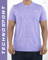 Men's Premium Jacquard Crew Neck T-Shirt | Textured & Breathable Fit 11