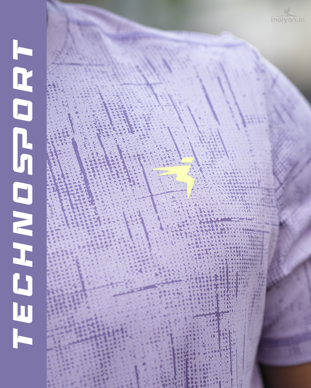 Men's Premium Jacquard Crew Neck T-Shirt | Textured & Breathable Fit