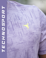Men's Premium Jacquard Crew Neck T-Shirt | Textured & Breathable Fit 13