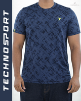 Men's Premium Jacquard Crew Neck T-Shirt | Textured & Breathable Fit 14