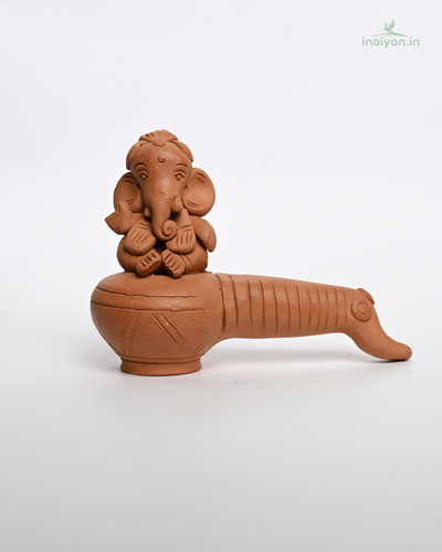 Handcrafted Terracotta Ganesha Idol