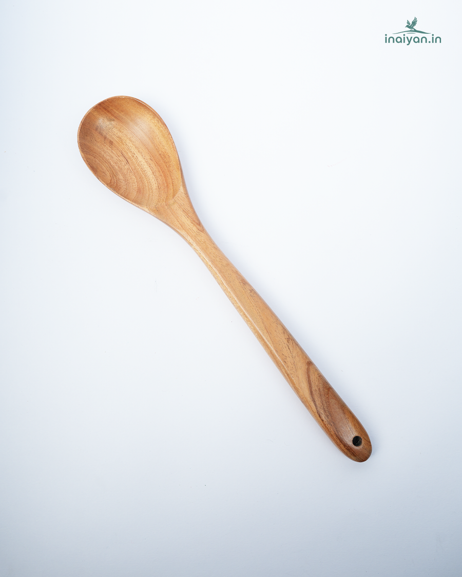 Solid Natural Wood Cooking Spoon