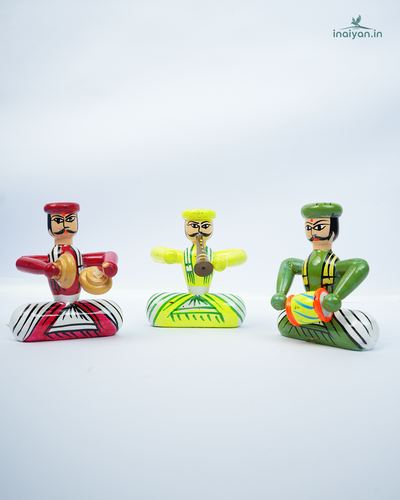 The Traditional Indian Village Musician Trio