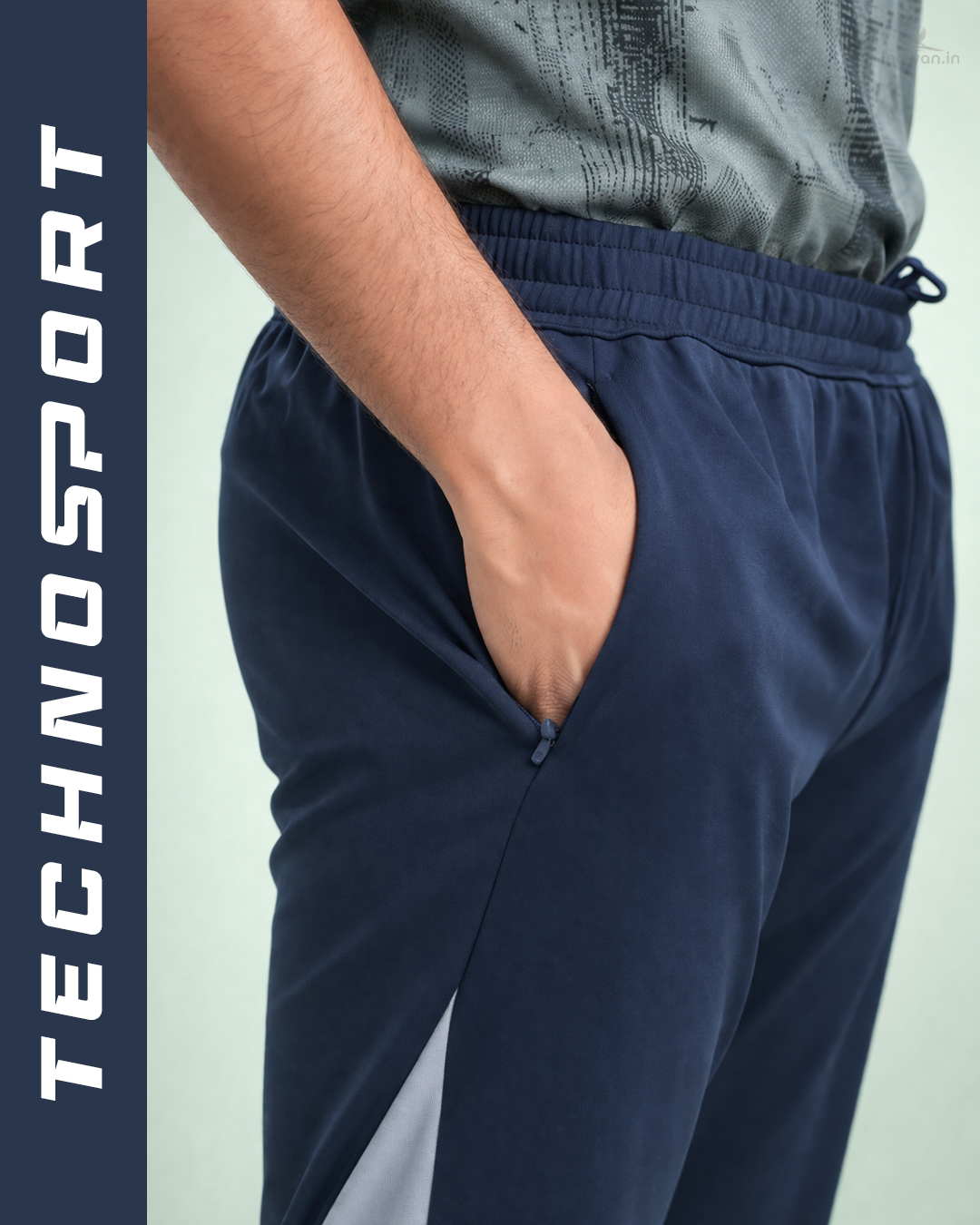 Techno Sport Men's Track Pant | Quick-Dry Activewear & Gym Joggers