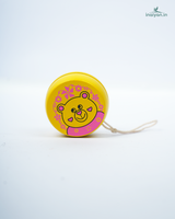 Premium Handcrafted Wooden Yo-Yo | Classic Hand-Painted Toy for Kids 1