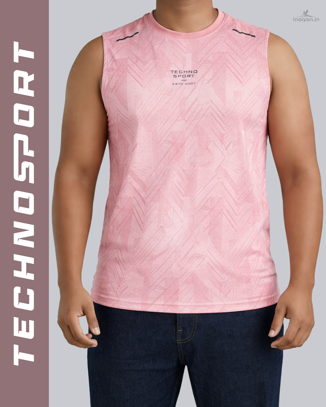 Men's Techno Sport Sleeveless Gym T-Shirt | Quick-Dry Activewear