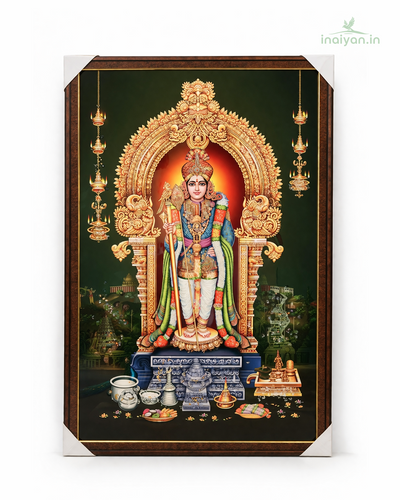 Premium Devotional Wall Frame – Lord Murugan – 40 x 25 Inch