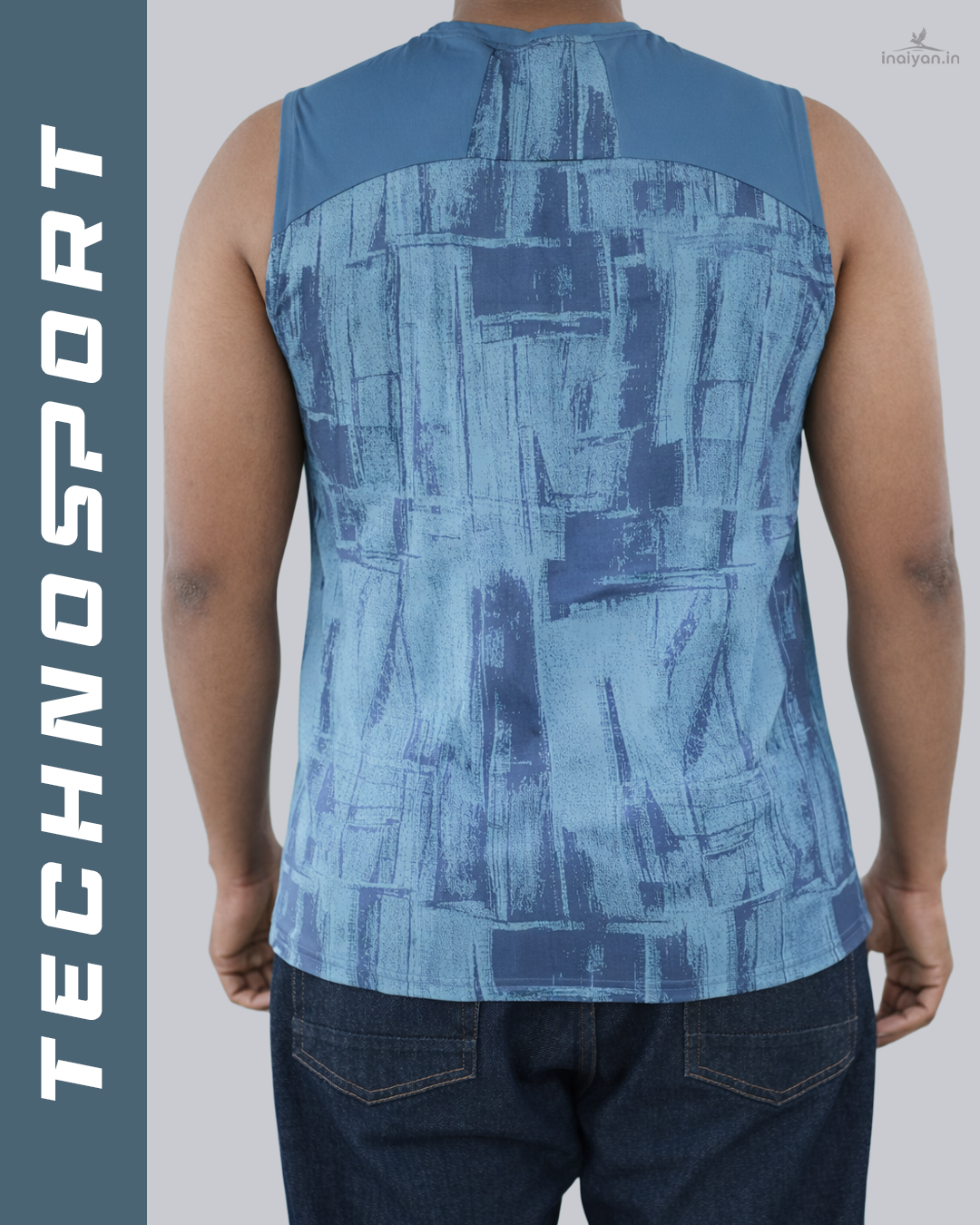 Men's Techno Sport Sleeveless Gym T-Shirt | Quick-Dry Activewear