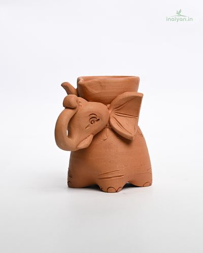 Handcrafted Terracotta Ganesha Deepam