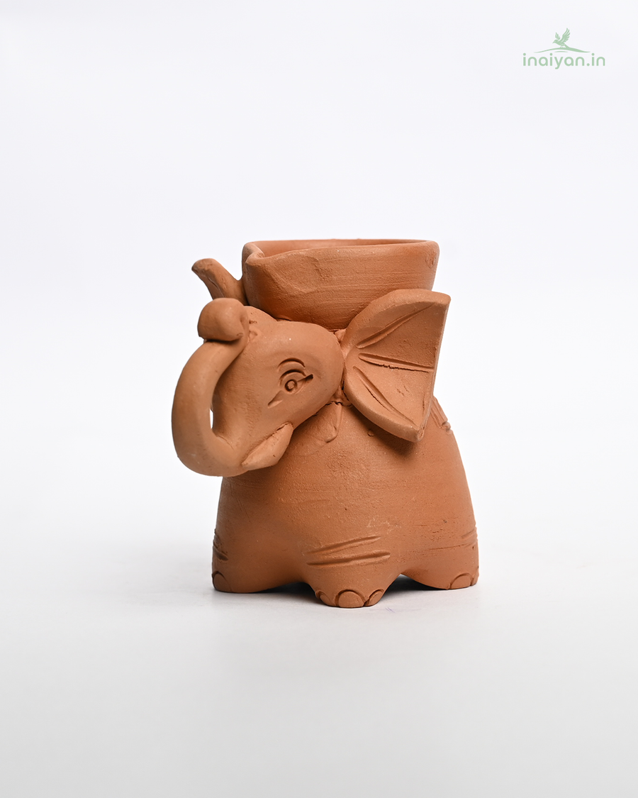 Handcrafted Terracotta Ganesha Deepam