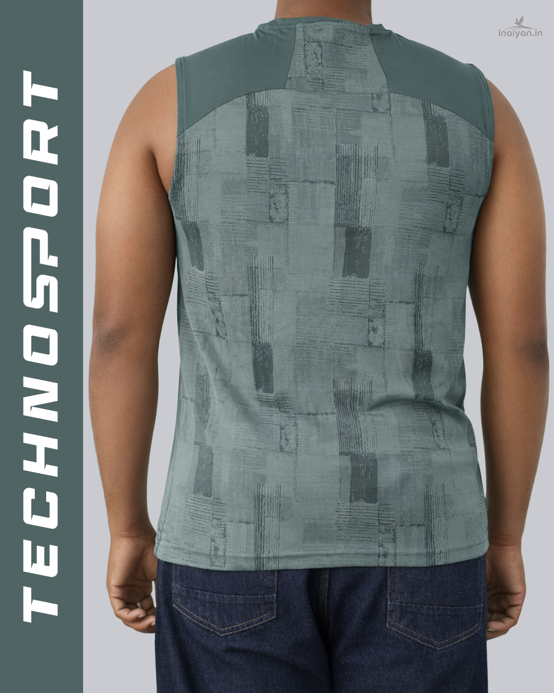 Men's Techno Sport Sleeveless Gym T-Shirt | Quick-Dry Activewear