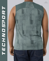Men's Techno Sport Sleeveless Gym T-Shirt | Quick-Dry Activewear 7