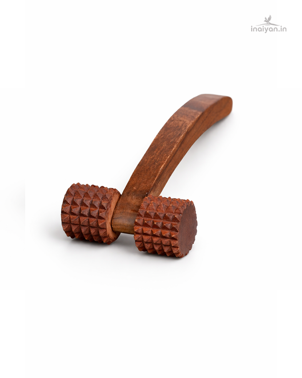 Wooden Hand Roller Massager