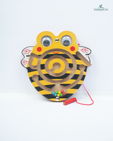 Handcrafted Wooden Magnetic Animal Maze Puzzle for Toddlers 4