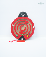 Handcrafted Wooden Magnetic Animal Maze Puzzle for Toddlers 5