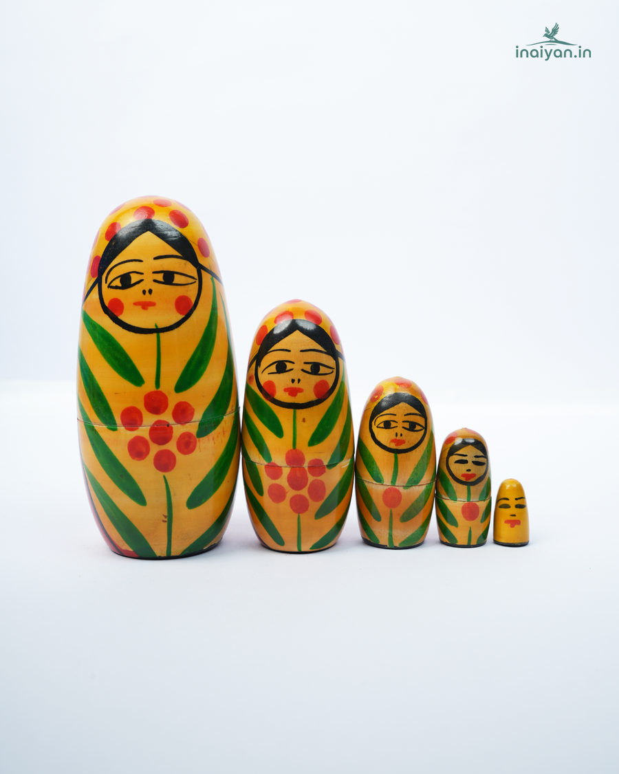 Handcrafted Wooden Nesting Doll Set