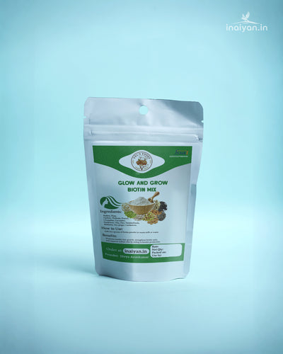 Premium Glow and Grow Biotin Mix | Natural Hair & Skin Supplement
