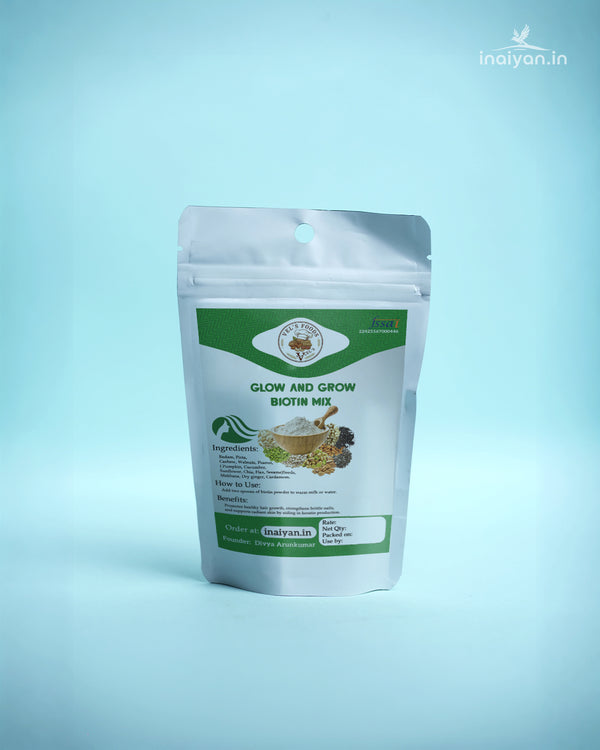 Premium Glow and Grow Biotin Mix | Natural Hair & Skin Supplement