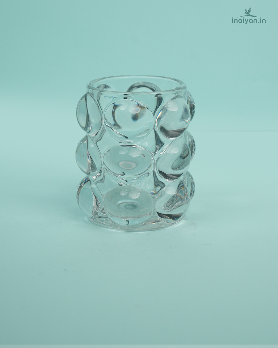 Glass Ganesha Figurine Decorative Ceramic Pot