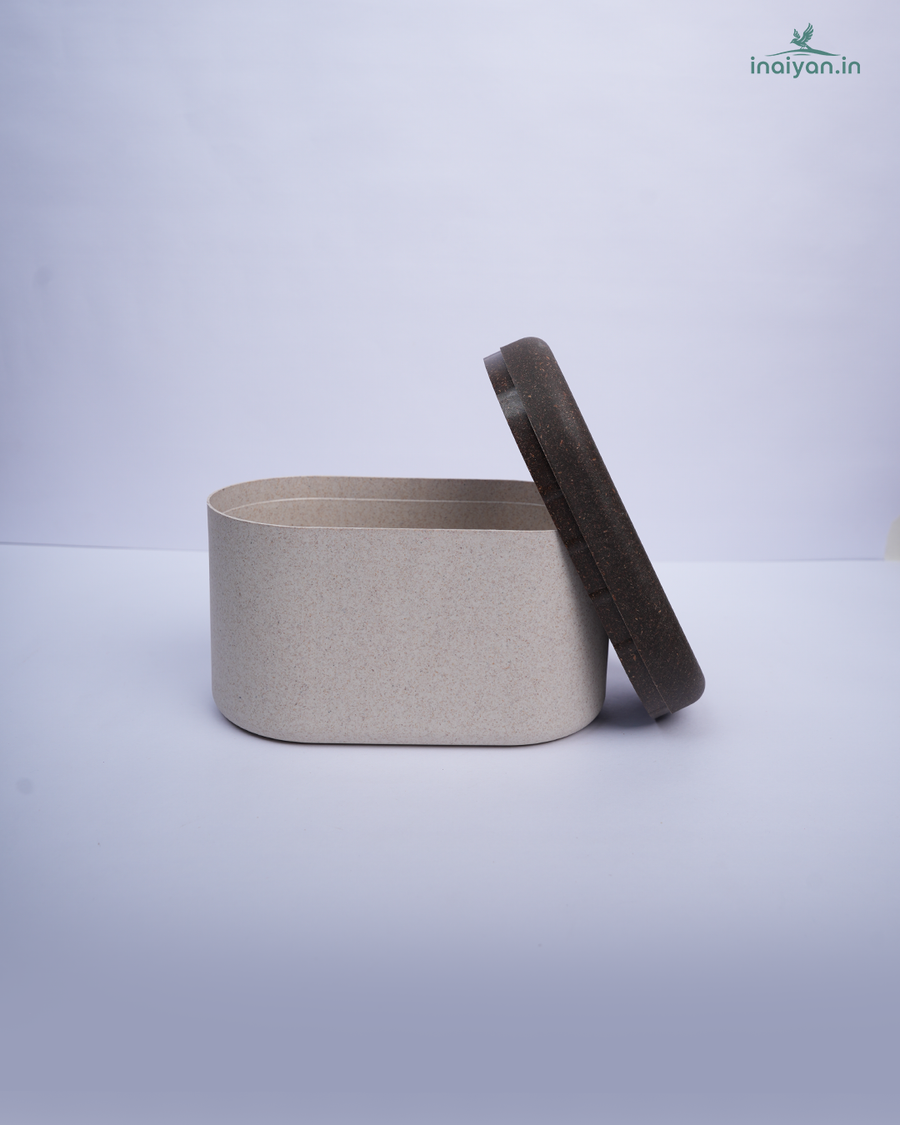 Wheat Straw Eco Square Storage Box - 500ml