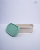 Eco Wheat Straw Square Storage Box 600ml 1