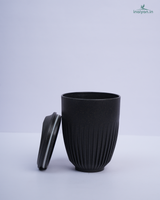 Eco Wheat Straw Coffee Cup with Lid - 350ml 1