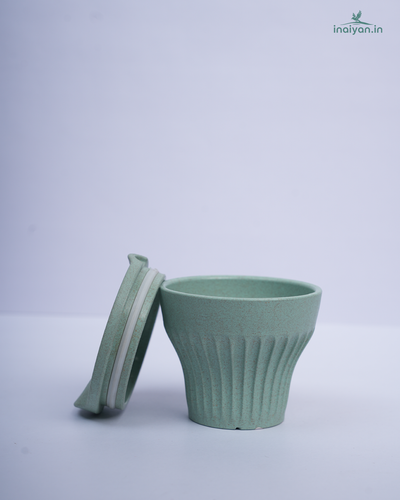 Eco Wheat Straw Coffee Cup - 175ml Sage Green
