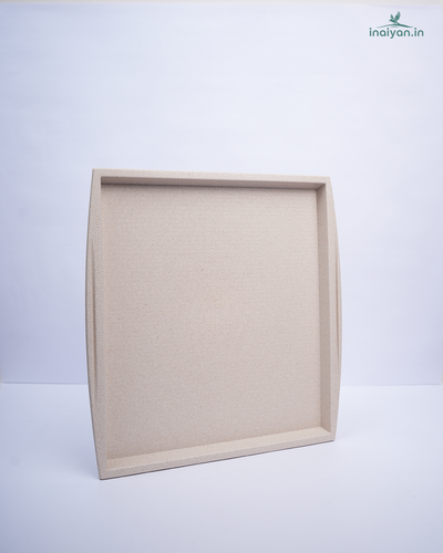 Eco Square Serving Tray - Natural Beige