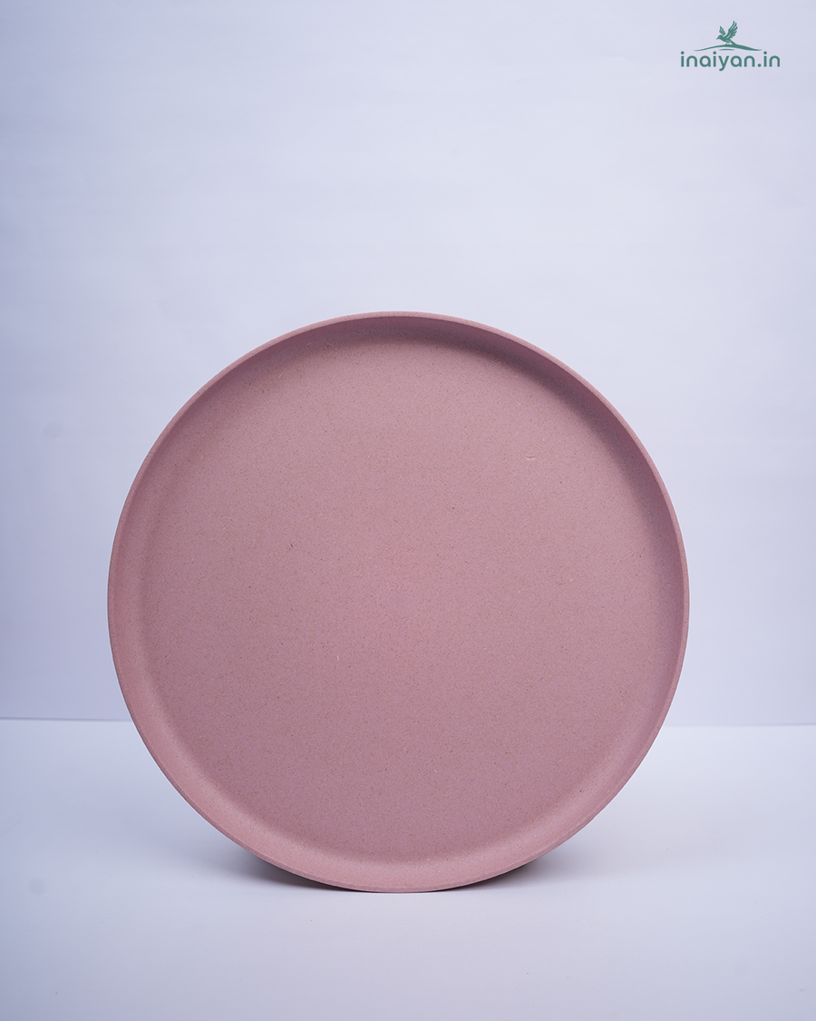 Eco Round Dinner Plate - Blush Pink