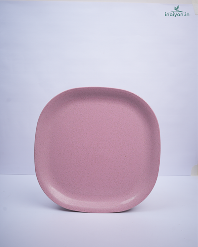 Eco Square Dinner Plate - Blush Pink