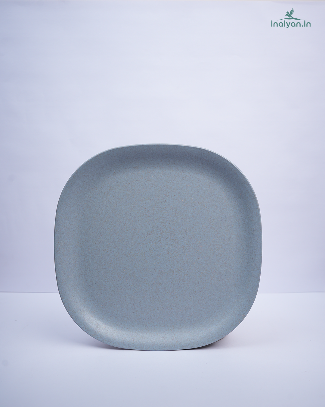 Eco Square Dinner Plate - Stone Grey - 11"