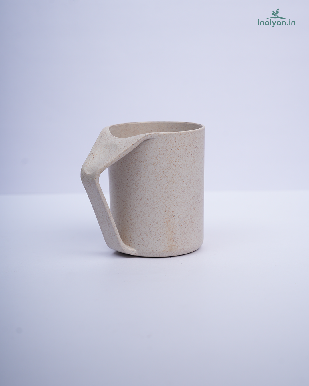 Eco Geometric Coffee Mug - 400ml Stone Beige - 400ml
