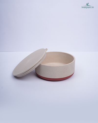 Eco Storage with antiskid base and Lid - 600ml+1200ml Set