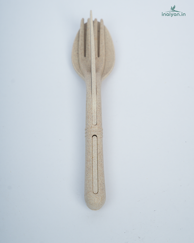 Wheat Straw Eco Spoon Knife Fork Cutlery Set