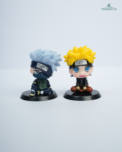 Naruto & Kakashi Chibi Duo Collectible Figurine Set
