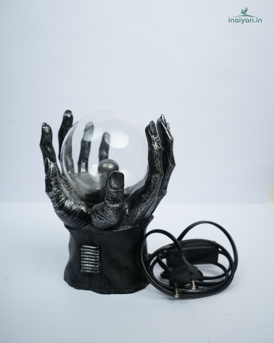 Hand of God Plasma Ball Interactive Figurine