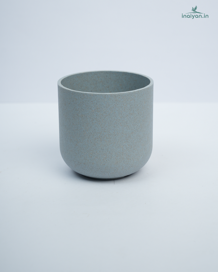 Slate Grey Eco Plastic Garden Planter - 3.5"