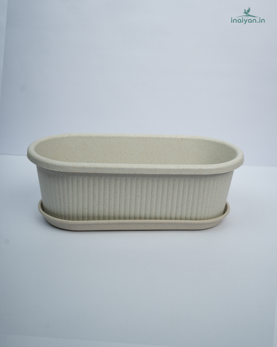 Rectangular Landscape Eco Trough Planter - Stone