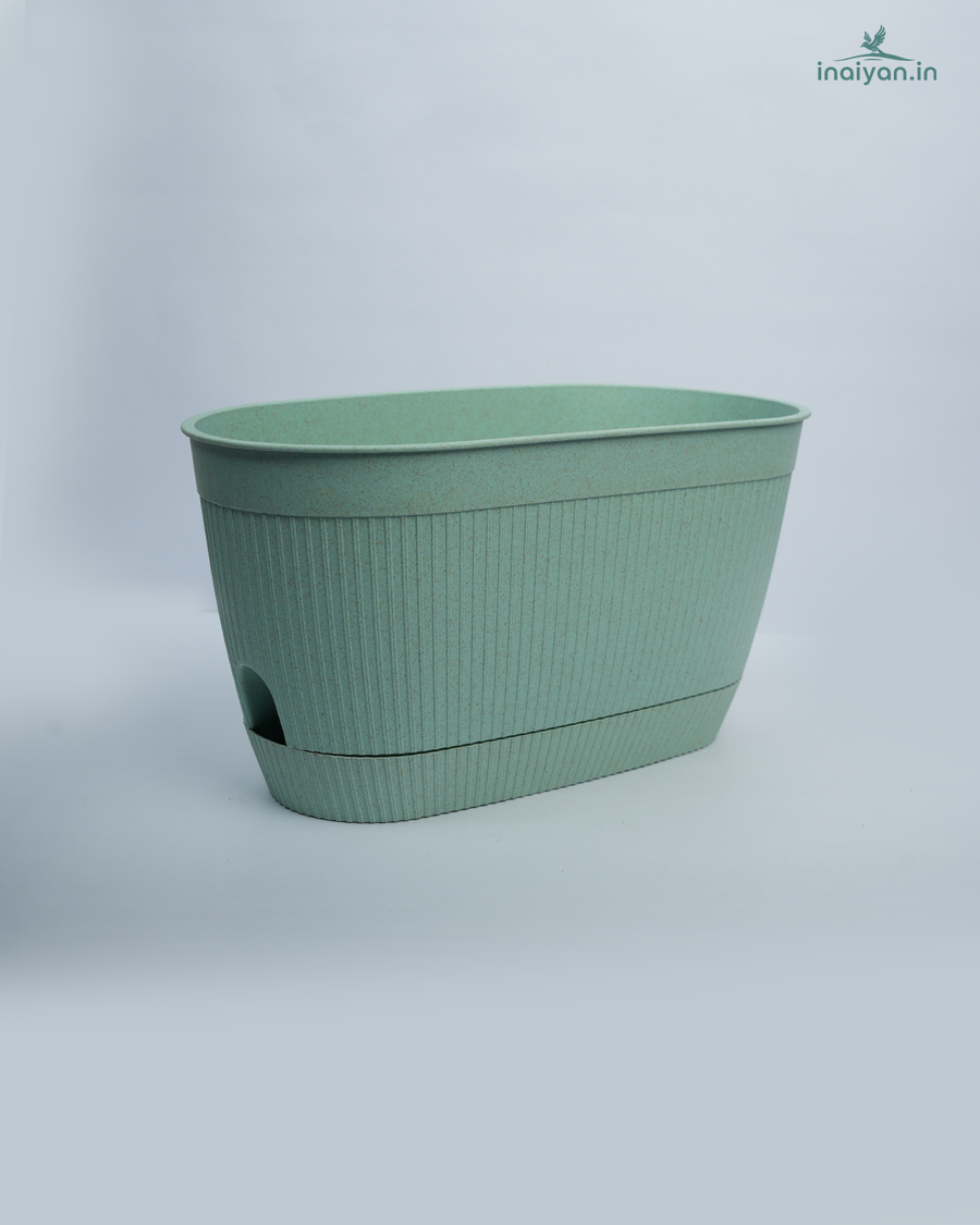 Eco Rectangular Landscape Trough Planter - Beige